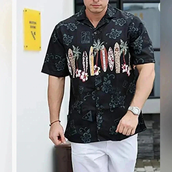 Year in and year out mens MAUI short sleeve shirt like new size small - Picture 2 of 12